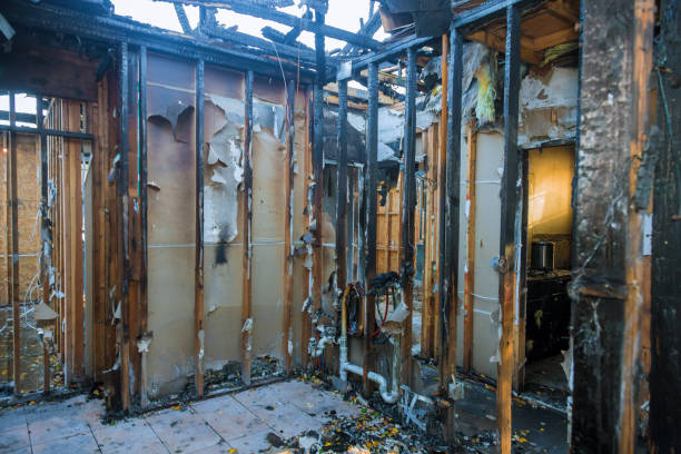 Professional Soot Cleanup technician working in Emory, TX